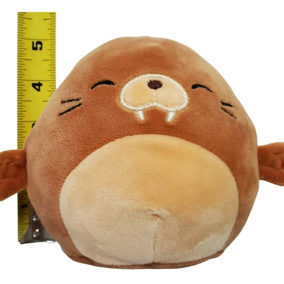 Squishmallow Walrus Bruce Plush Stuffed Animal Toy Ocean Sea Mammal Seal 5" - Picture 8 of 8